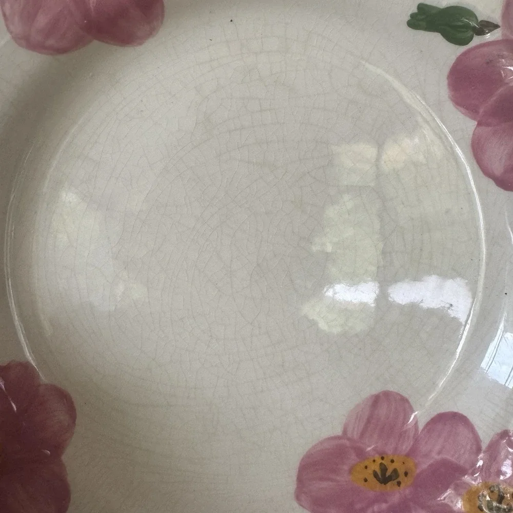 Vintage‎ Franciscan Desert Rose Dinner Plates Set of 3 England Pink Floral